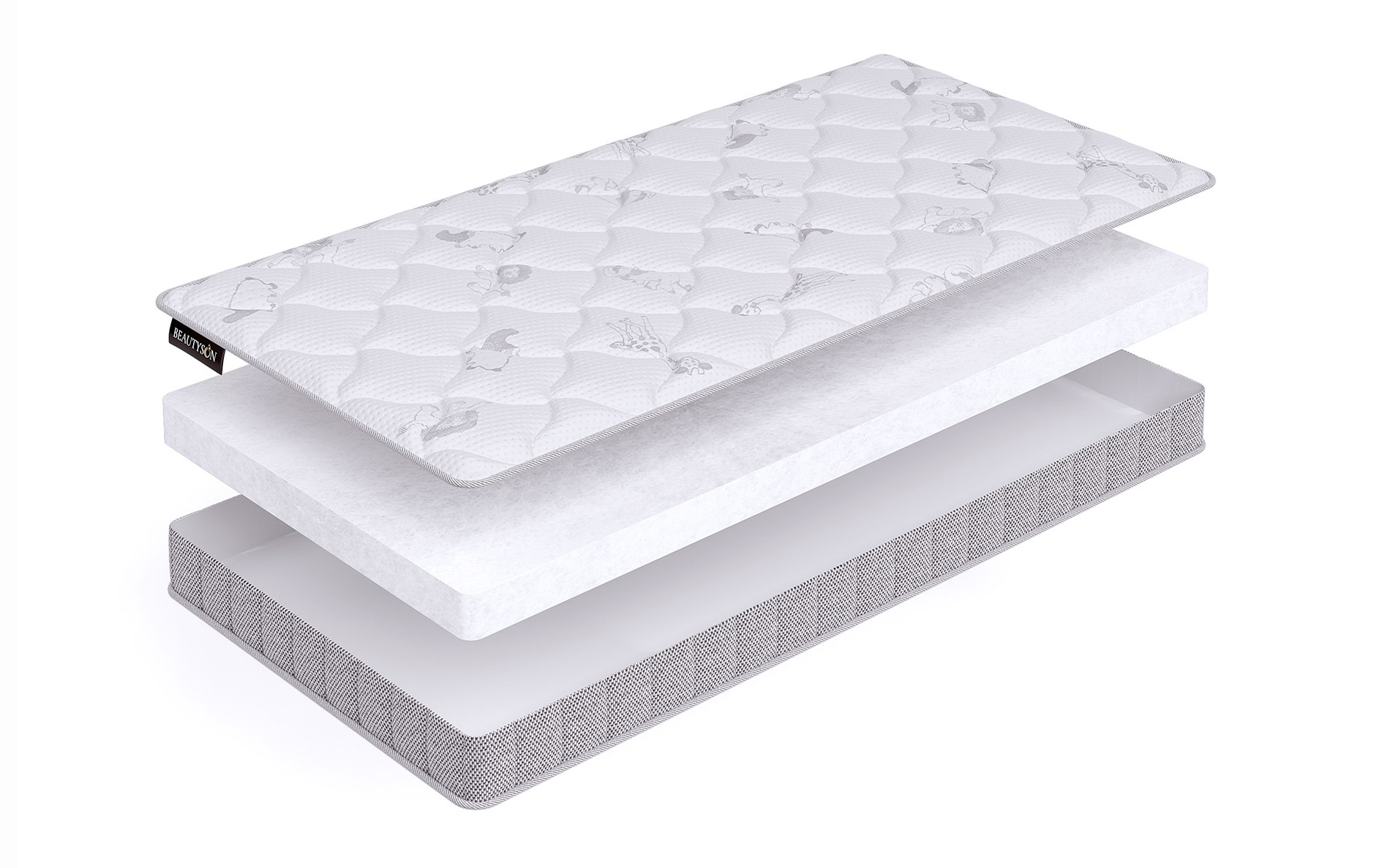 детский матрас Beautyson Baby Fiber 8 1 Beautyson Baby Fiber 8